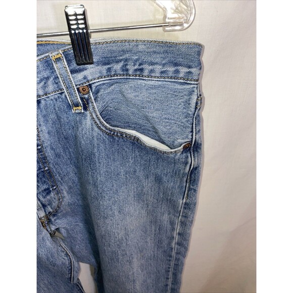 Levi’s 501 Men’s Straight Jeans Size 36x30 Blue Button Fly Cowboy Western Rodeo - Picture 4 of 12